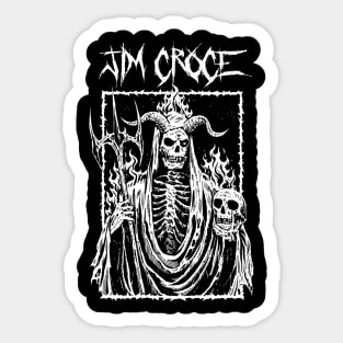 jim croce dark Sticker